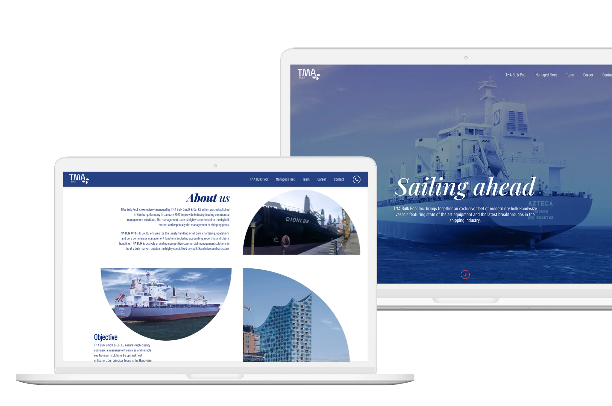 TMA-Bulk Webdesign Mockup Desktop