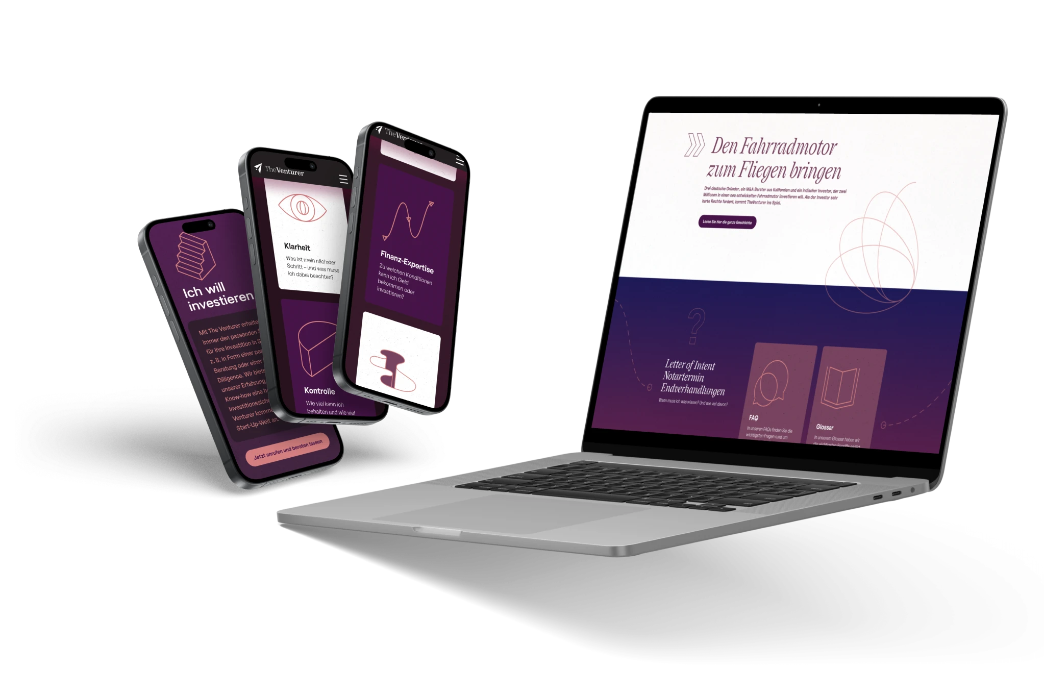The Venturer Ui-Design Mockup